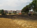 Bodenfeuer ausgeloest durch Strohballenpresse Koeln Holweide Colonia Allee P24